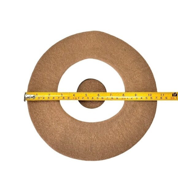 NWT Wool Beret Hat Tan Beige Wool Blend Fall Winter Accessories Classic - Picture 6 of 8